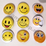 Insigne metalice Smiley Face 5.5 cm